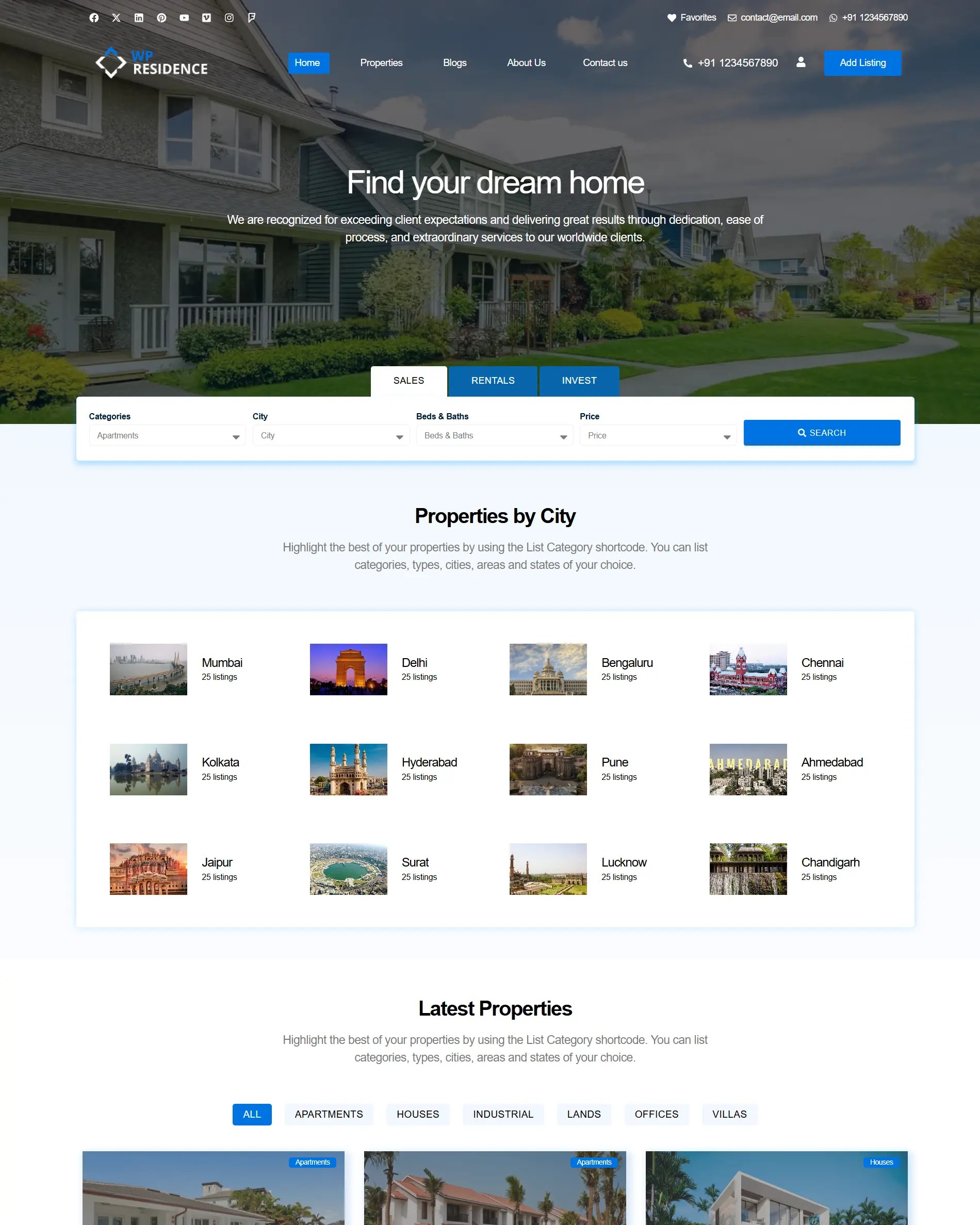Real Estate Website